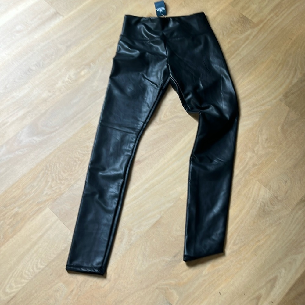 Hollister faux leather leggings